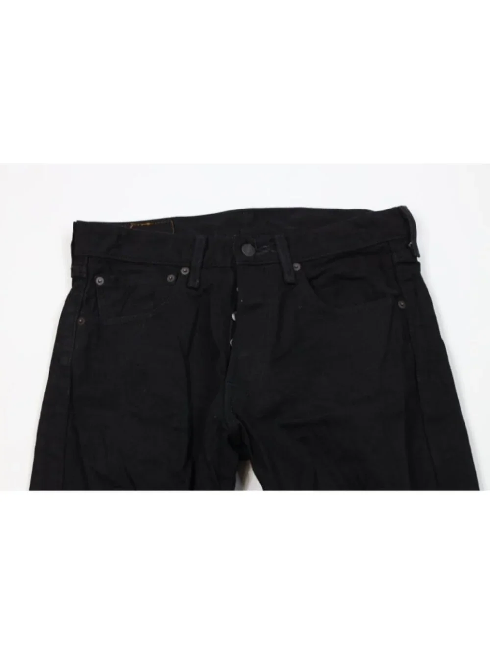 Vtg Y2K Levis 501xx Mens 31x30 Faded Button Fly Original Fit Denim Jeans Black